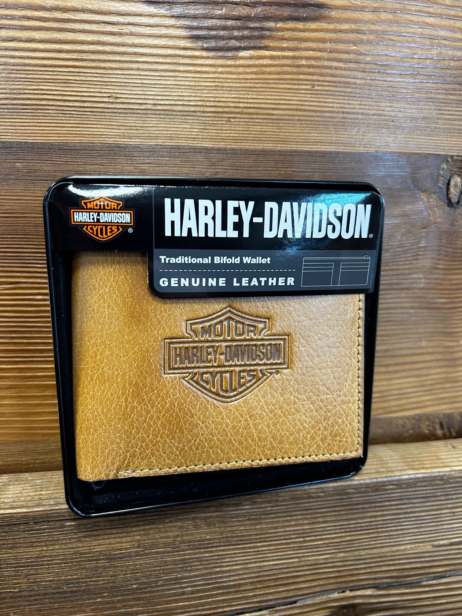 PORTAFOGLI HARLEY-DAVIDSON YELLOW B&S