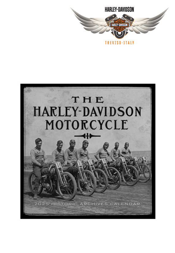 CALENDARIO HARLEY-DAVIDSON VINTAGE