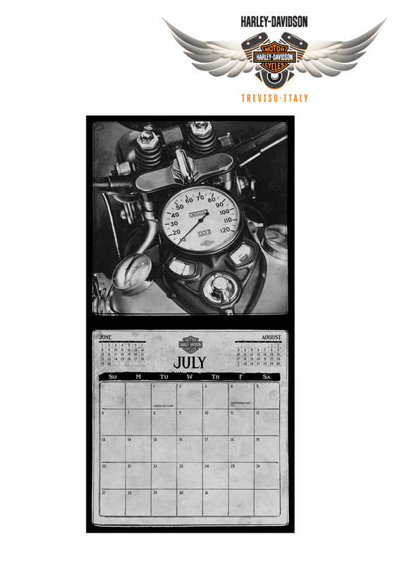 CALENDARIO HARLEY-DAVIDSON VINTAGE