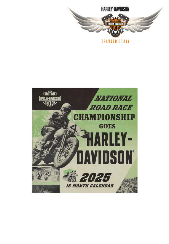 MINI CALENDARIO HARLEY-DAVIDSON 