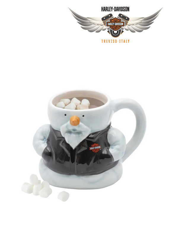 TAZZA PUPAZZO DI NEVE HARLEY-DAVIDSON SNOWMAN