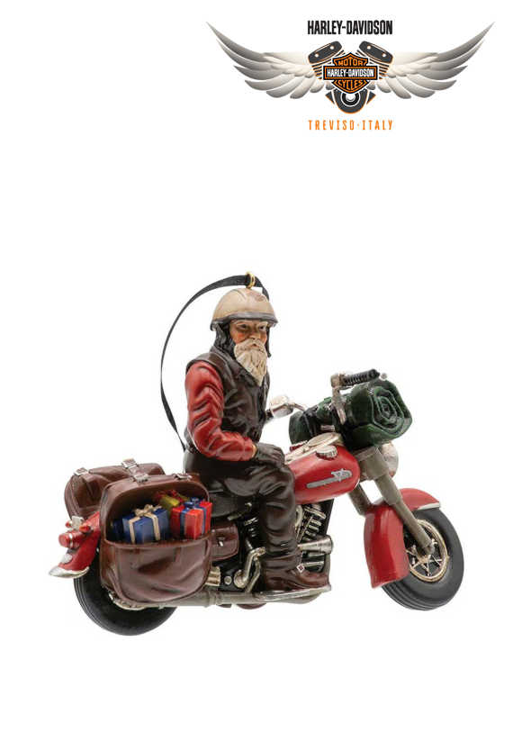 DECORAZIONE HARLEY-DAVIDSON BABBO NATALE