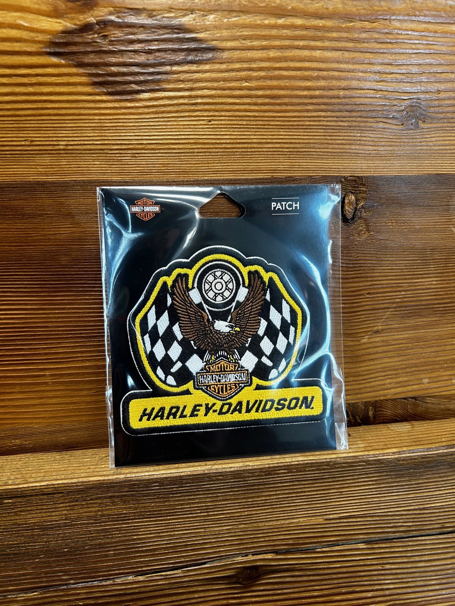 PATCH HARLEY-DAVIDSON EAGLE YELLOW