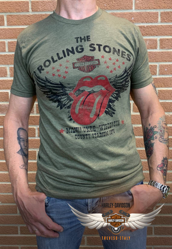 T-SHIRT ROLLING STONES HD WINGED